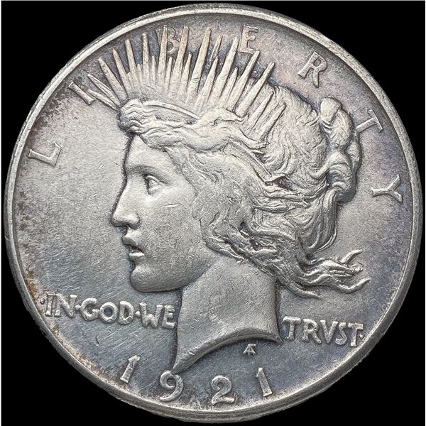 1921 Silver Peace Dollar NEARLY UNCIRCULATED