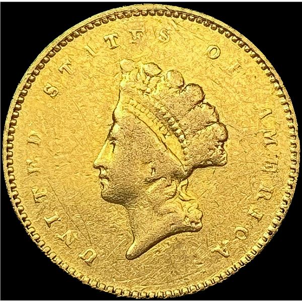 1854 Rare Gold Dollar LIGHTLY CIRCULATED