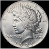 Image 1 : 1921 Silver Peace Dollar CLOSELY UNCIRCULATED