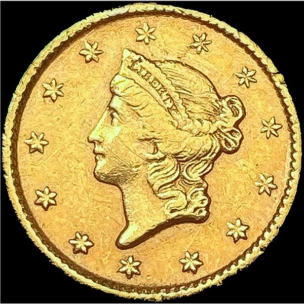 1851 Rare Gold Dollar CLOSELY UNCIRCULATED