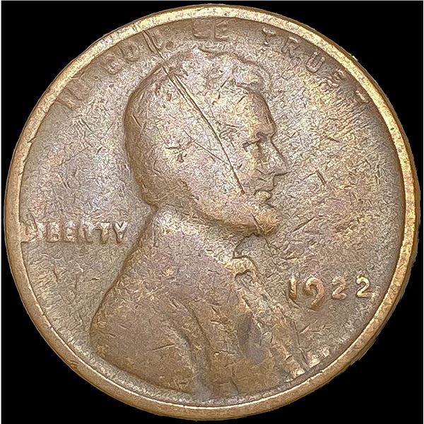 1922 No D Wheat Cent ABOUT UNCIRCULATED