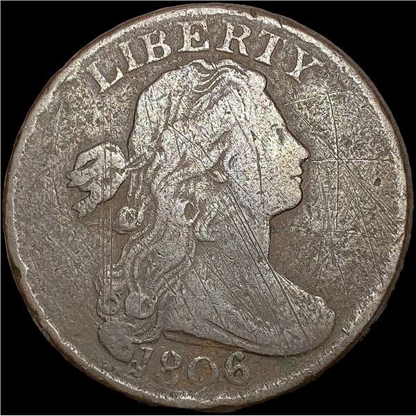 1806 S-270 Large Cent NICELY CIRCULATED