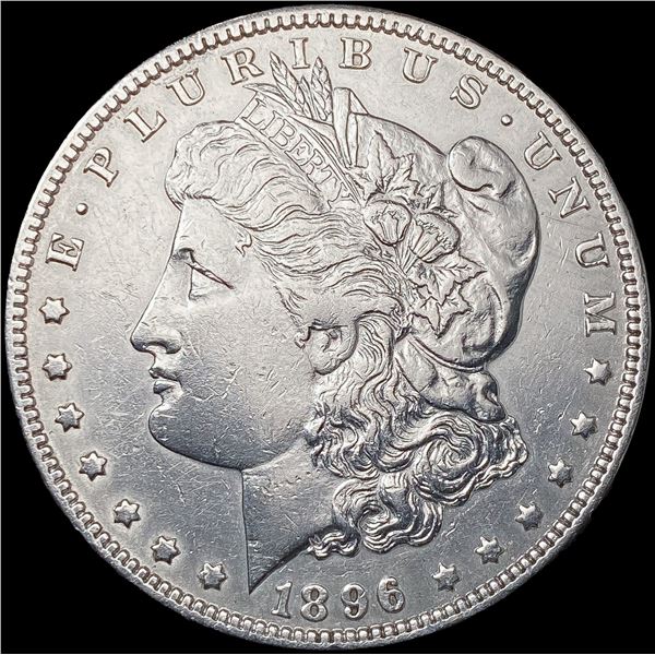 1896-O Morgan Silver Dollar NEARLY UNCIRCULATED