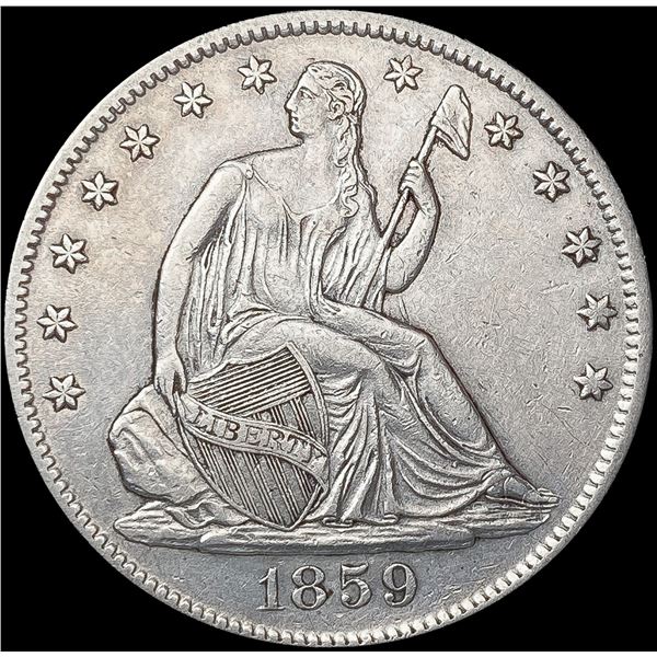 1859-S Seated Liberty Half Dollar UNCIRCULATED