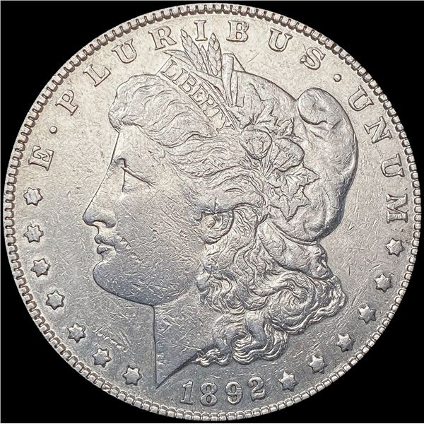 1892 Morgan Silver Dollar NEARLY UNCIRCULATED