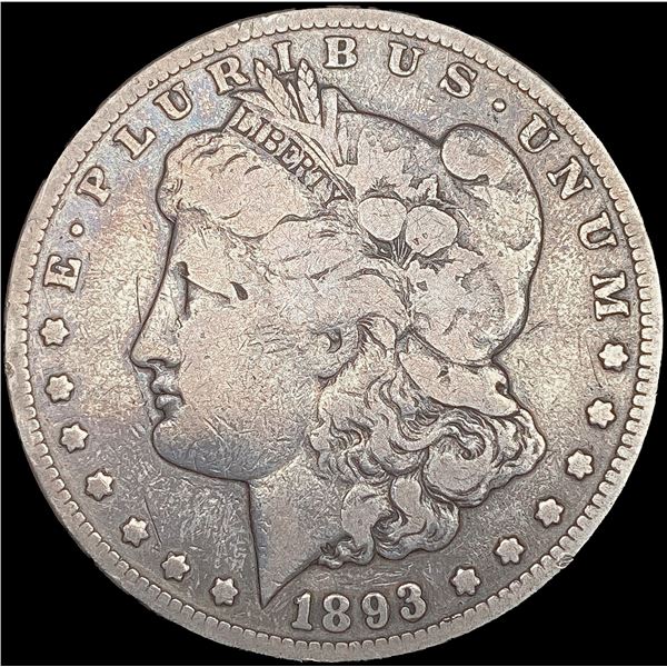 1893-CC Morgan Silver Dollar NICELY CIRCULATED