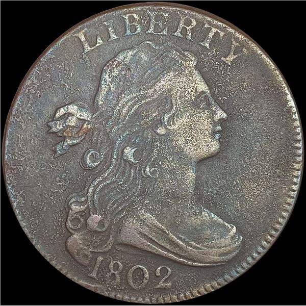 1802 Large Cent NEARLY UNCIRCULATED