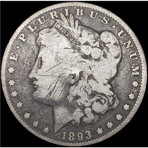 1893 Morgan Silver Dollar NICELY CIRCULATED