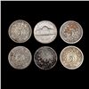 Image 2 : (6) Varied US Nickels (1866, 1867, 1868, (2) 1872,