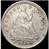 Image 1 : 1853 Arws Seated Liberty Half Dime UNCIRCULATED
