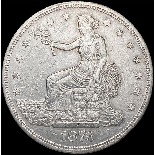 1876-S Silver Trade Dollar CLOSELY UNCIRCULATED