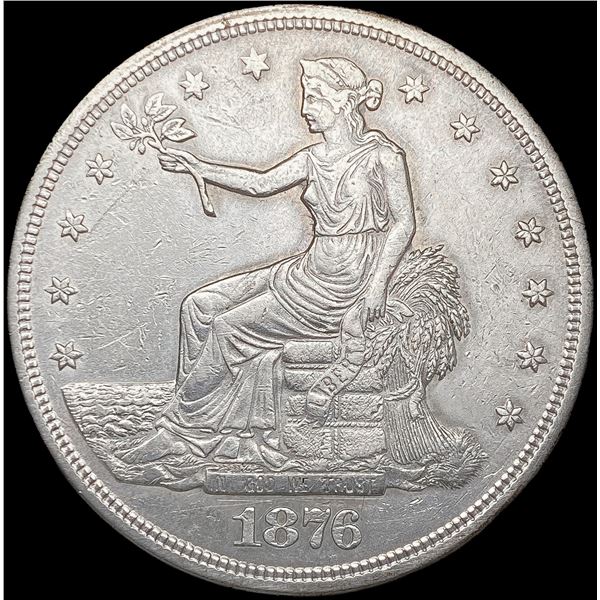 1876-S Silver Trade Dollar CLOSELY UNCIRCULATED