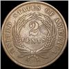 Image 2 : 1866 Two Cent Piece UNCIRCULATED
