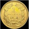 Image 2 : 1856 Slant 5 Rare Gold Dollar CLOSELY UNCIRCULATED