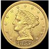 Image 1 : 1855 $2.50 Gold Quarter Eagle UNCIRCULATED