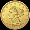 Image 1 : 1873 Open 3 $2.50 Gold Quarter Eagle UNCIRCULATED