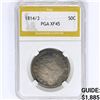 Image 1 : 1814/3 Capped Bust Half Dollar PGA XF45