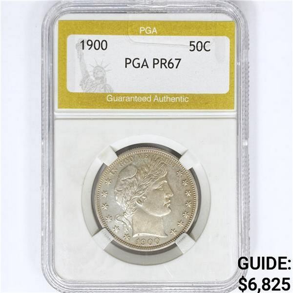 1900 Barber Half Dollar PGA PR67