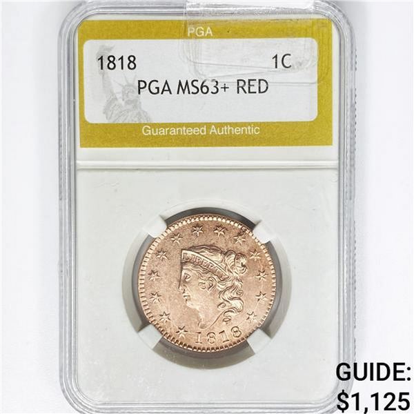 1818 PGA MS63+ RED