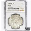 Image 1 : 1880-CC Morgan Silver Dollar NGC MS62