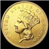 Image 1 : 1855 $3 Gold Piece CLOSELY UNCIRCULATED