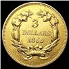 Image 2 : 1855 $3 Gold Piece CLOSELY UNCIRCULATED