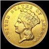 Image 1 : 1856 $3 Gold Piece CLOSELY UNCIRCULATED