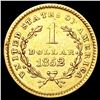 Image 2 : 1852 Rare Gold Dollar UNCIRCULATED