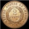 Image 2 : 1866 Two Cent Piece CLOSELY UNCIRCULATED