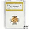 Image 1 : 1939 Wheat Cent PGA PR64 RED