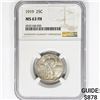 Image 1 : 1919 Standing Liberty Quarter NGC MS63 FH