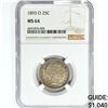 Image 1 : 1893-O Barber Quarter NGC MS64