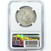 Image 2 : 1858 Seated Lib. 50C NGC Shipwreck SS Rep Bx Set