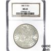 Image 1 : 1881-S Morgan Silver Dollar NGC MS65