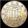 Image 2 : 1854 Silver Three Cent NEARLY UNCIRCULATED