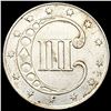 Image 2 : 1853 Silver Three Cent CLOSELY UNCIRCULATED