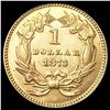 Image 2 : 1873 Rare Gold Dollar UNCIRCULATED