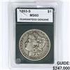 Image 1 : 1893-S Morgan Silver Dollar GG MS60