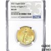 Image 1 : 2021 US 1/2oz Gold $25 Eagle NGC MS69