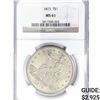 Image 1 : 1873 Silver Trade Dollar NGC MS61