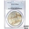 Image 1 : 1921-D Morgan Silver Dollar PCGS MS64