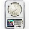 Image 2 : 1923-D Silver Peace Dollar NGC MS61