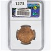 Image 2 : 1934 200C Soviet China NGC MS65 RB Y-511A Restrike