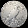 Image 2 : 1921 Silver Peace Dollar NICELY CIRCULATED