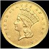 Image 1 : 1856 Rare Gold Dollar UNCIRCULATED