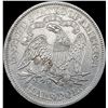 Image 2 : 1866 Seated Liberty Half Dollar CLOSELY UNCIRCULAT