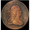 Image 1 : 1806 Sm 6 Draped Bust Half Cent NICELY CIRCULATED