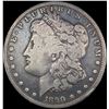 Image 1 : 1890-CC Morgan Silver Dollar NICELY CIRCULATED