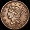 Image 1 : 1847 Large Cent CLOSELY UNCIRCULATED