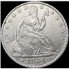 Image 1 : 1854 Arws Seated Liberty Half Dollar CLOSELY UNCIR